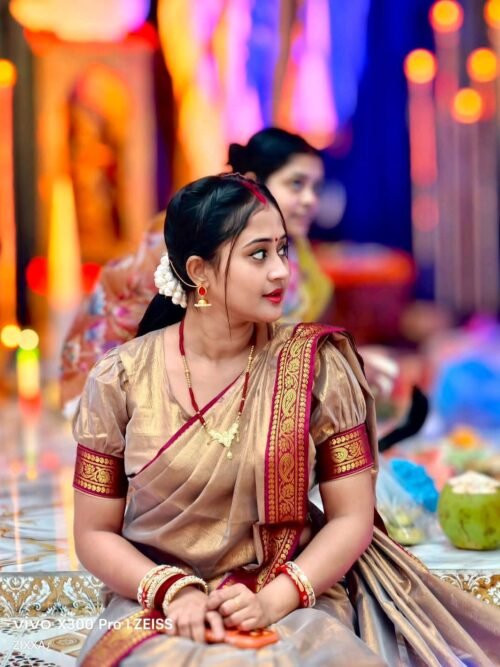 অরিজিনাল জরি সুতার শাড়ি